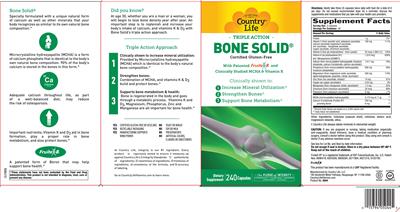 Country Life Bone Solid source label used in the packaging illustration