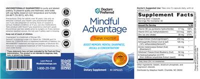 Doctors' Preferred Mindful Advantage product packaging
