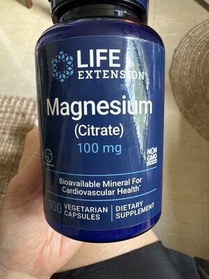 Life Extension Magnesium (Citrate) 100 mg product packaging