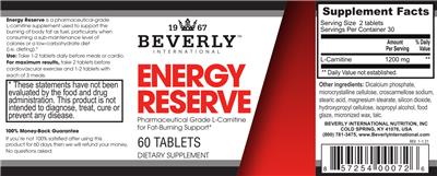 Beverly International Energy Reserve source label used in the packaging illustration