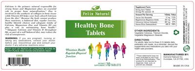 Felix Natural Healthy Bone Tablets product packaging