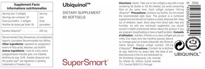 SuperSmart Ubiquinol product packaging