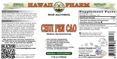 Hawaii Pharm Chui Pen Cao Non-Alcohol product packaging