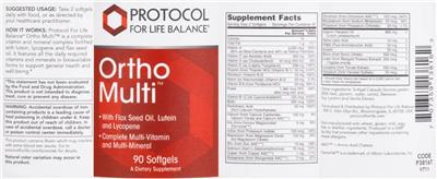 Protocol For Life Balance Ortho Multi product packaging
