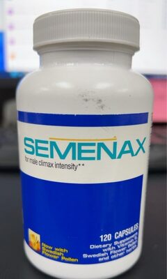 Leading Edge Health Semenax source label used in the packaging illustration