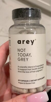 Arey Not Today Grey source label used in the packaging illustration