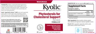 Kyolic Kyolic Formula 107 source label used in the packaging illustration