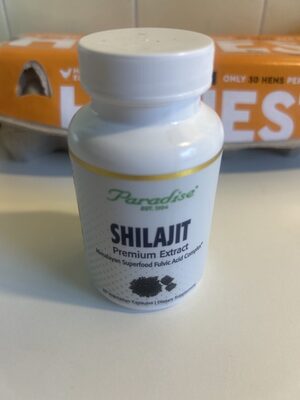 Paradise Shilajit Extract source label used in the packaging illustration
