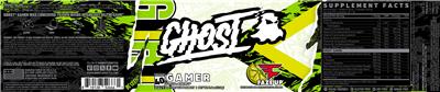 GHOST Gamer Faze Up source label used in the packaging illustration