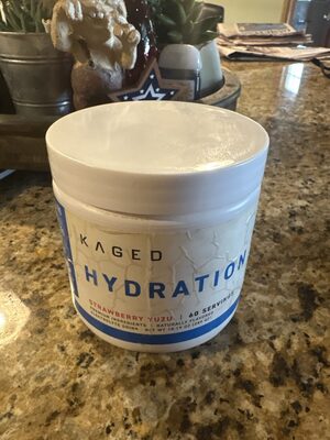 Kaged Hydra-Charge Straberry Yuzy source label used in the packaging illustration