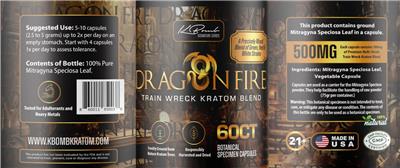 KBomb Signature Series Dragon Fire product packaging
