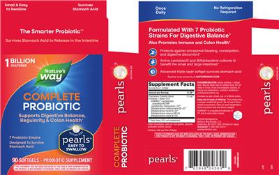 Nature's Way Complete Probiotic Pearls 1 Billion product packaging