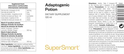 SuperSmart Adaptogenic Potion product packaging