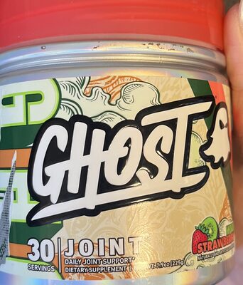 GHOST Joint Kiwi Strawberry source label used in the packaging illustration