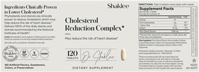 Shaklee Cholesterol Reduction Complex product packaging