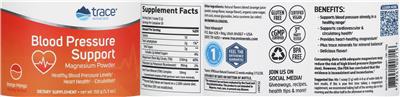 Trace Minerals Blood Pressure Support Orange Mango source label used in the packaging illustration