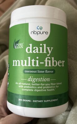 NB Pure Pure Vegan Daily Multi-Fiber Coconut Lime Flavor product packaging
