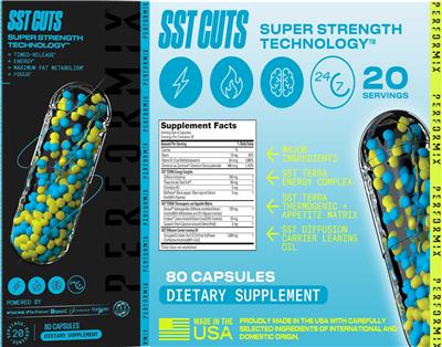 Performix SST Cuts source label used in the packaging illustration