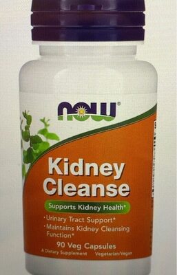 NOW Kidney Cleanse source label used in the packaging illustration