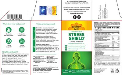 Country Life Stress Shield product packaging