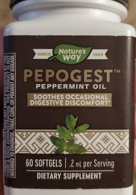 Nature's Way Pepogest product packaging