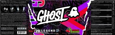 GHOST Legend All Out Cherry Limeade source label used in the packaging illustration