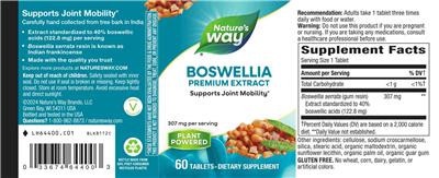 Nature's Way Boswellia 307 mg product packaging