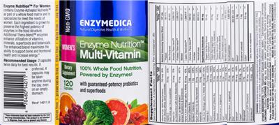 Enzymedica Enzyme Nutrition Multi-Vitamin Women's product packaging