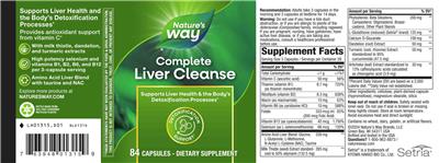 Nature's Way Complete Liver Cleanse product packaging