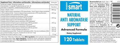 SuperSmart Natural Anti Aromatase Support product packaging