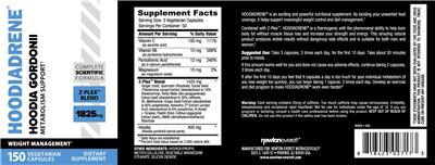 NewtonEverett Hoodiadrene 1825 mg source label used in the packaging illustration