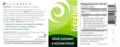 New Earth Defend source label used in the packaging illustration