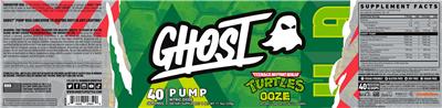 GHOST Pump Teenage Mutant Ninja Turtles Ooze source label used in the packaging illustration