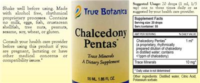 True Botanica Chalcedony Pentas product packaging