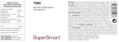 SuperSmart TMG product packaging