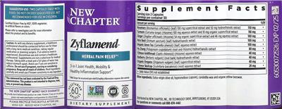 New Chapter Zyflamend source label used in the packaging illustration