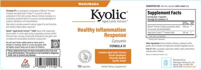 Kyolic Kyolic Curcumin Formula 111 source label used in the packaging illustration
