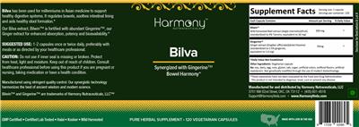 Harmony Nutraceuticals Bilva Supreme source label used in the packaging illustration