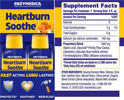 Enzymedica Heartburn Soothe product packaging