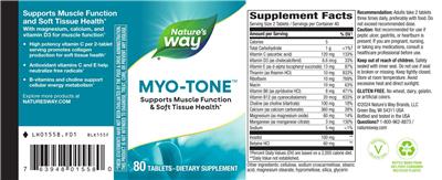 Nature's Way Myo-Tone product packaging