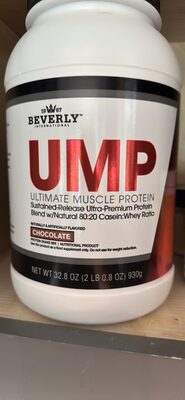 Beverly International UMP Chocolate source label used in the packaging illustration