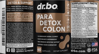 dr.bo Para Detox Colon product packaging