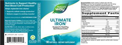 Nature's Way Ultimate Iron product packaging