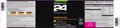Herbalife 24 Prepare Tropical Mango source label used in the packaging illustration