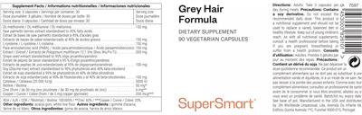 SuperSmart Grey Hair Formula product packaging