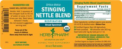 Herb Pharm Stinging Nettle Blend product packaging