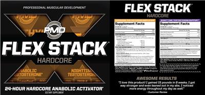 PMD Nighttime Testosterone Support source label used in the packaging illustration
