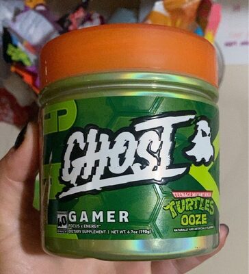 GHOST Gamer Teenage Mutant Ninja Turtles OOZE source label used in the packaging illustration