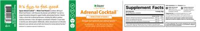 Jigsaw Health Adrenal Cocktail + Wholefood Vitamin C source label used in the packaging illustration