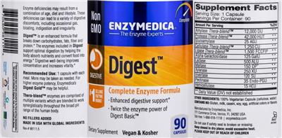 Enzymedica Digest product packaging